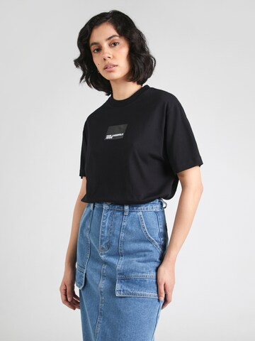 KARL LAGERFELD JEANS T-Shirt in Schwarz: Vorderseite