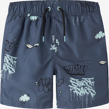 NAME ITKupaće hlače 'NKMZatoony' - plava boja: prednji dio