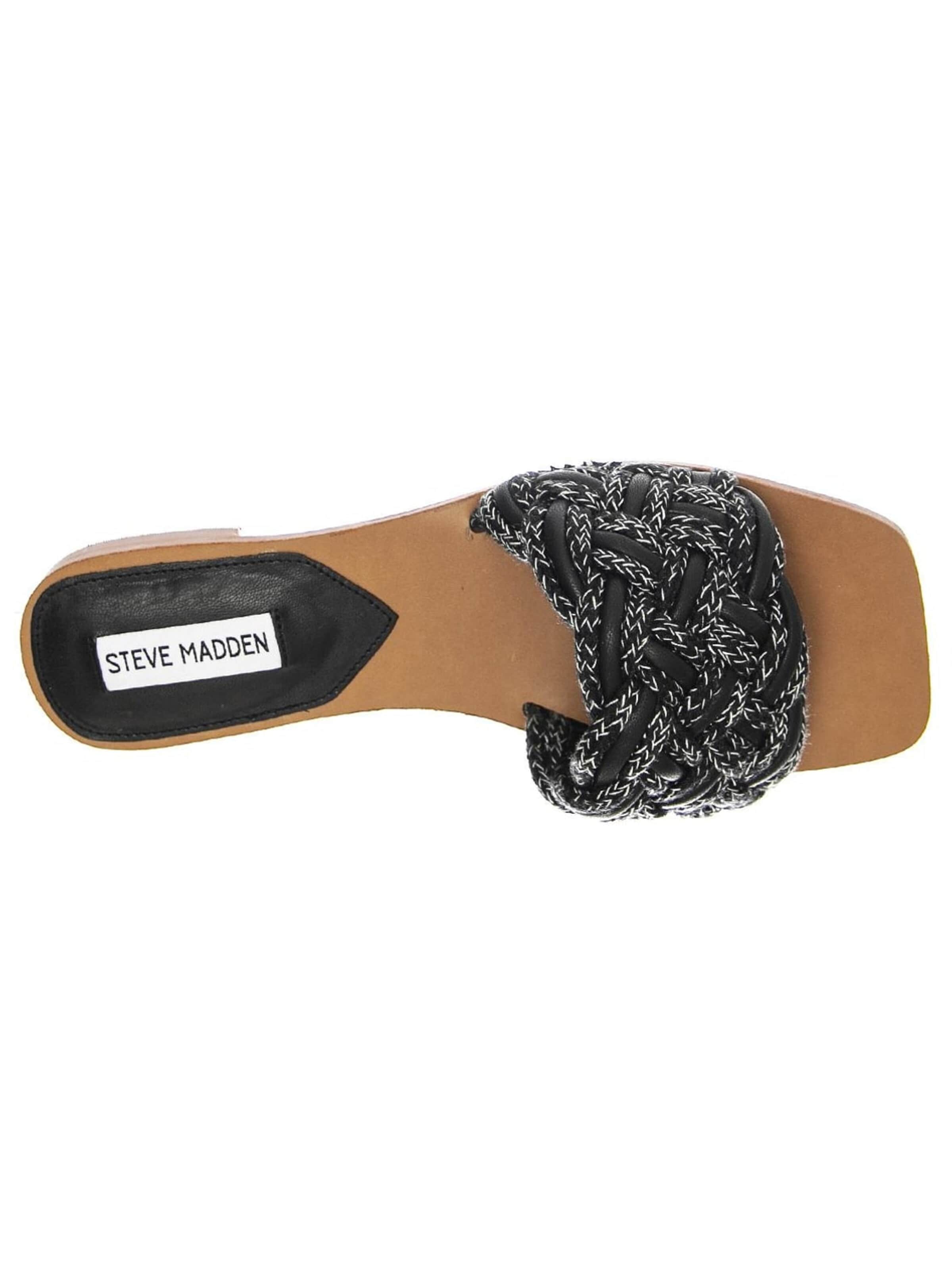 STEVE MADDEN Klapki 'Womens Nightfall Black Multi Sandals' w kolorze czarny