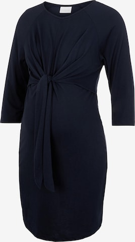 Robe 'Zilke' MAMALICIOUS en bleu : devant