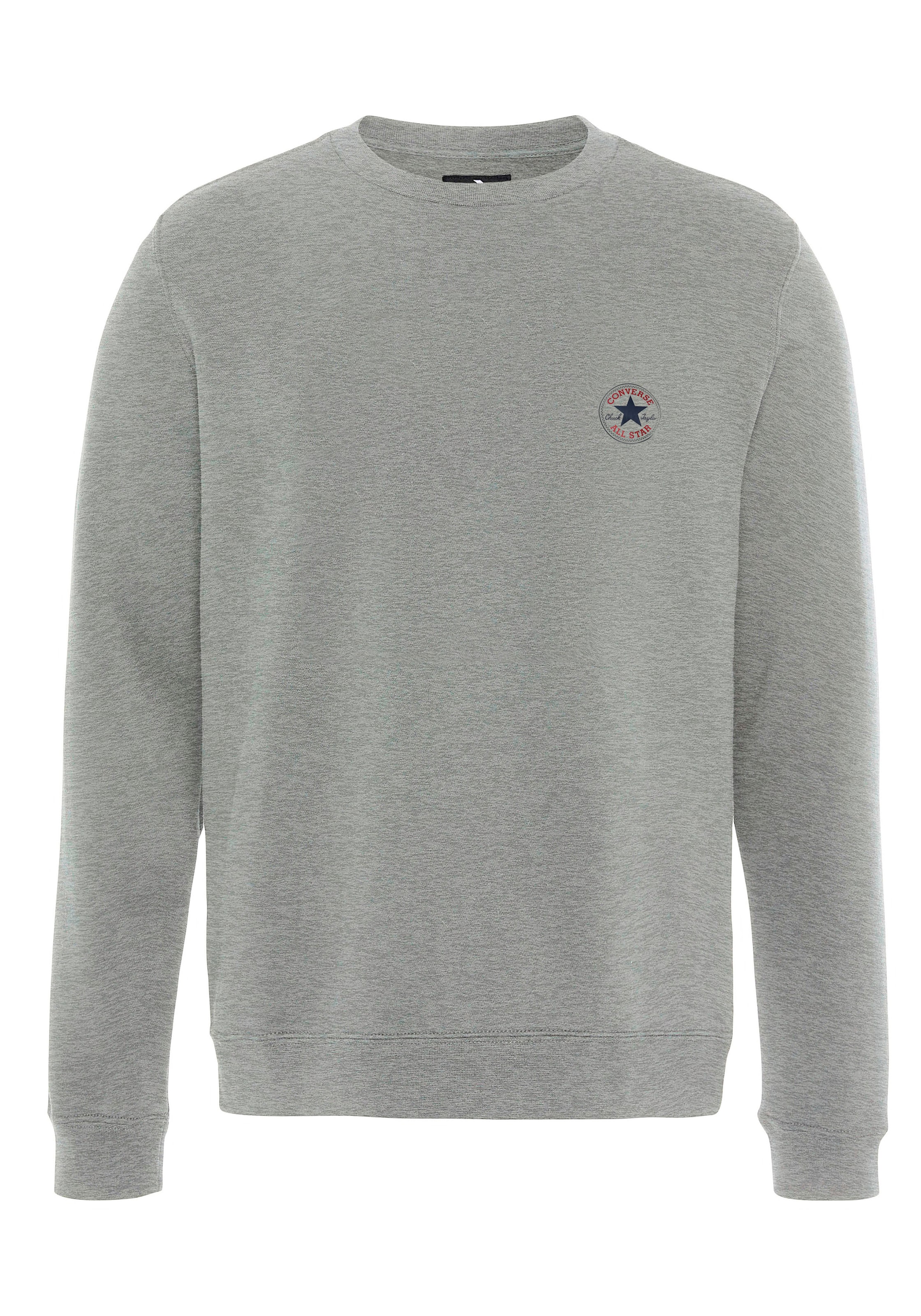 CONVERSE Sweatshirt in Grey: front