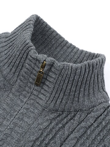 Youthup Knit Cardigan in Grey