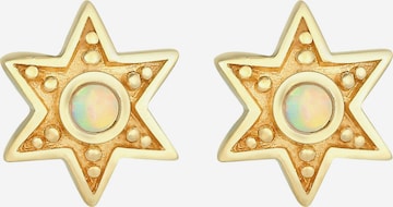 ELLI Ohrringe Astro, Opal, Sterne in Gold