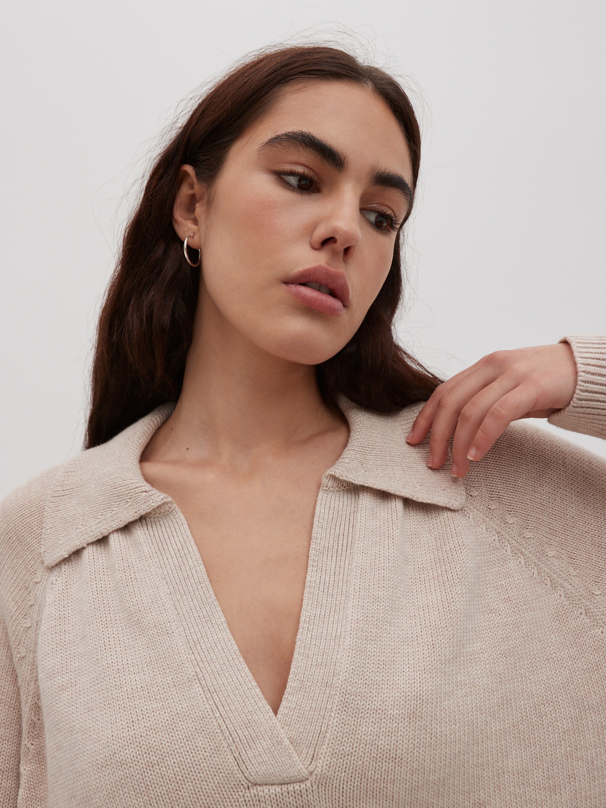EDITED Produits Pull-over 'Nava' beige