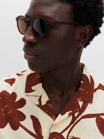 Coupe regular Chemise Marks & Spencer en beige : devant