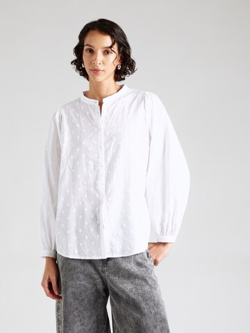 Brava Fabrics Blouse in White: front