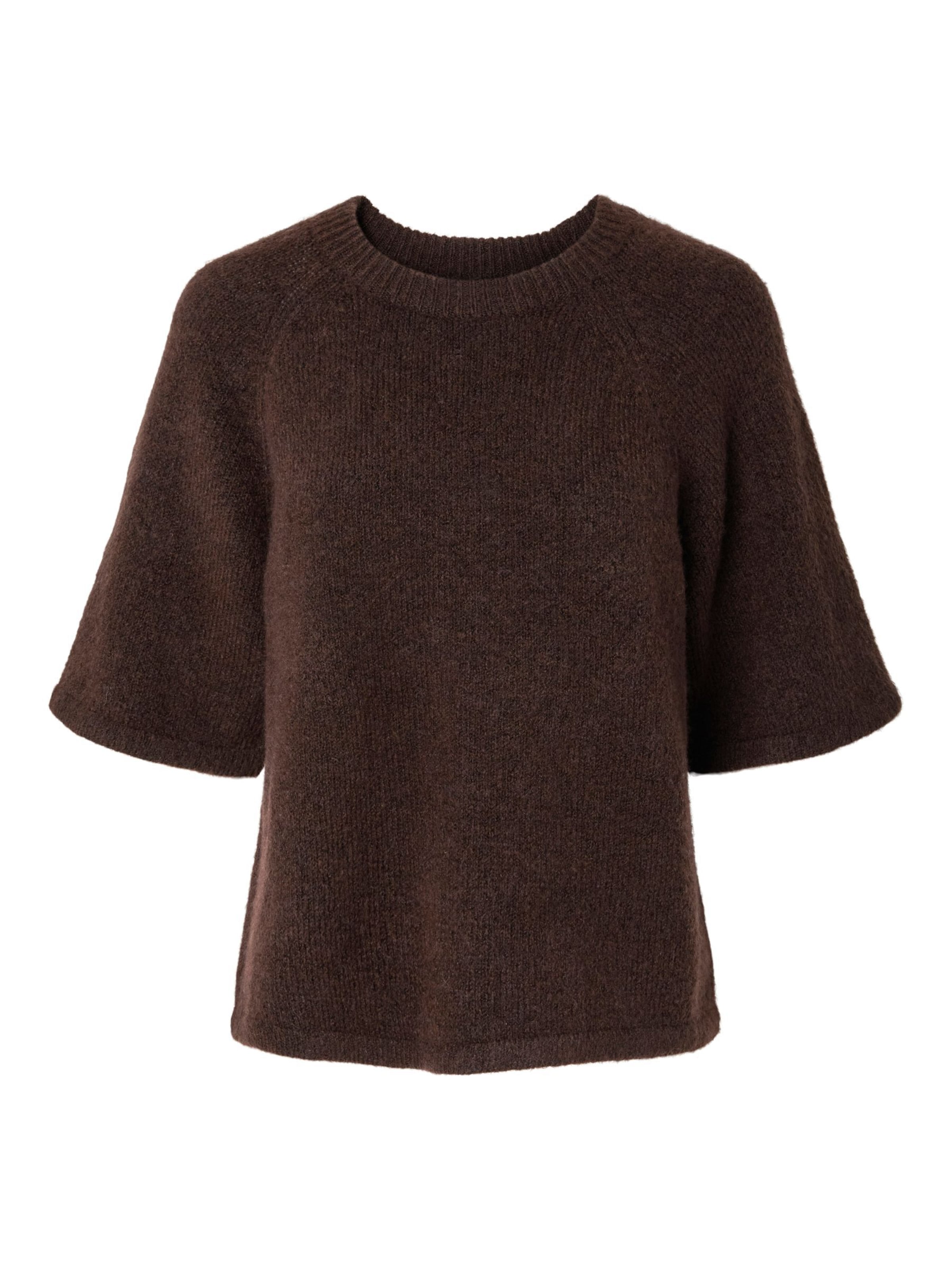 Pull-over 'YASAnne' YAS en marron : devant