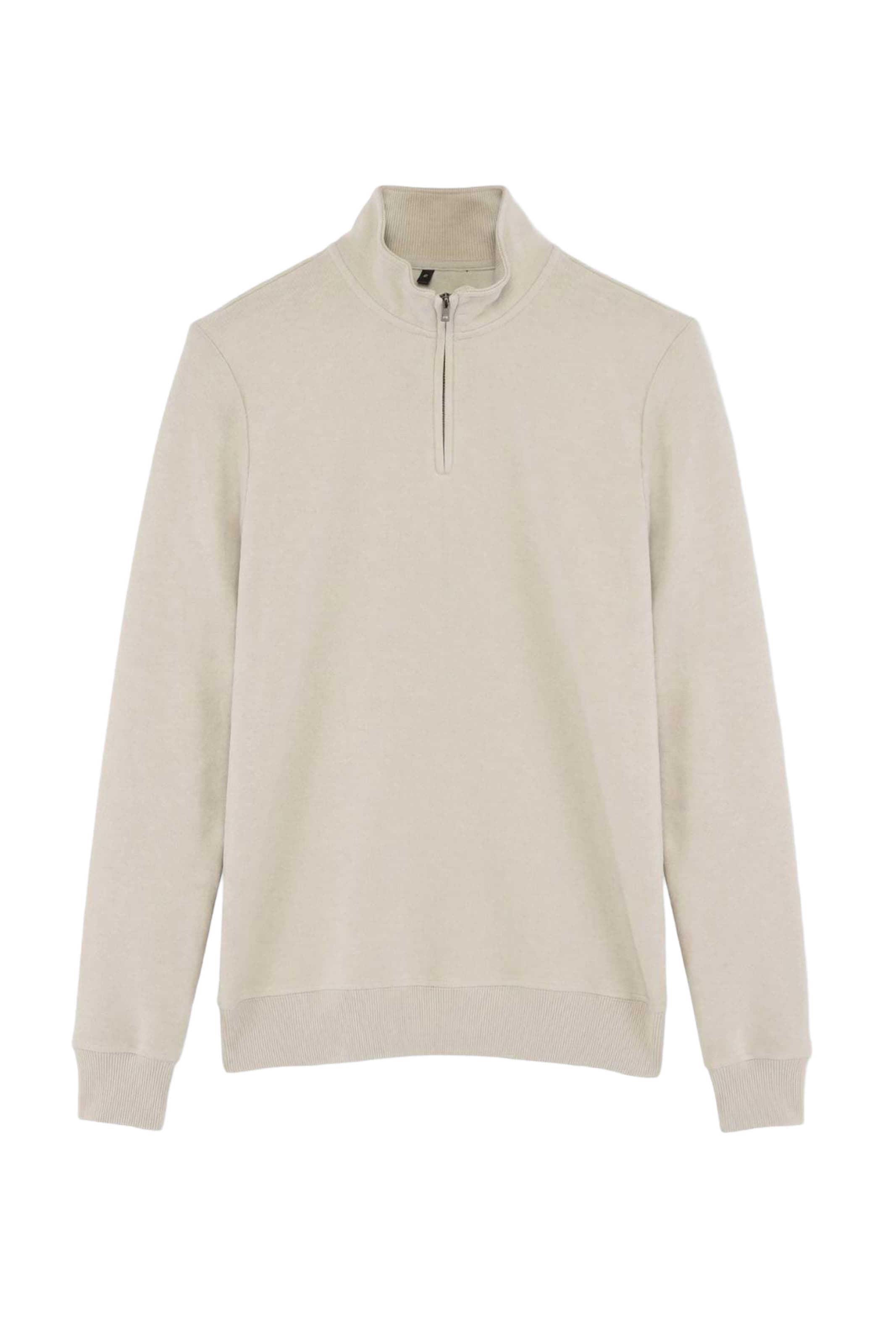 Sweat-shirt Trendyol en beige : devant