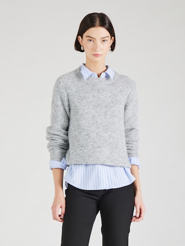 VERO MODA Trui 'VMNovah' in Grijs: voorkant