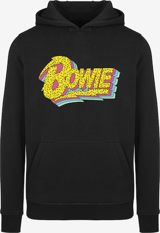 F4NT4STIC Sweatshirt 'David Bowie' in Schwarz: predná strana