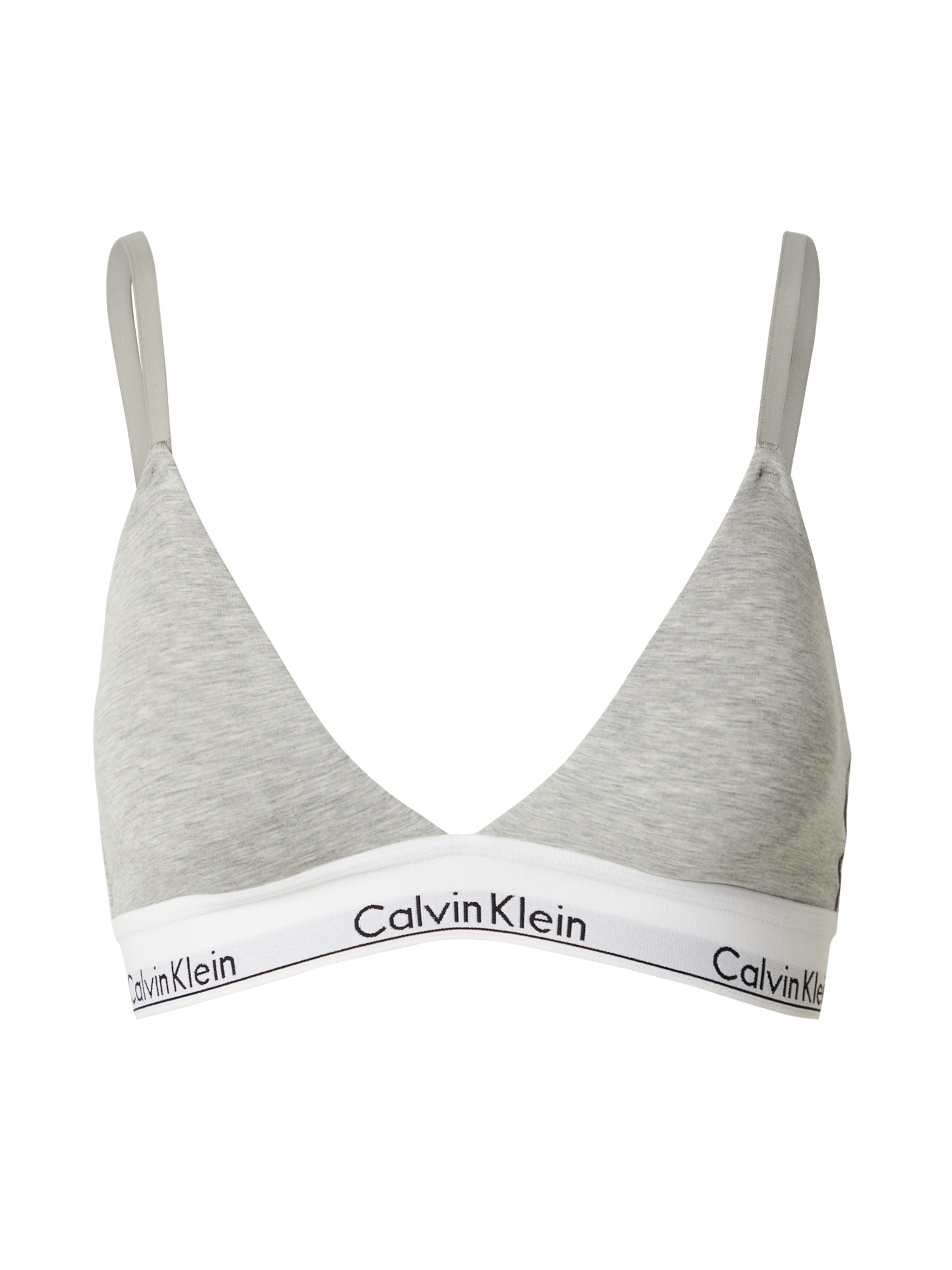 Triangolo Reggiseno di Calvin Klein Underwear in grigio: frontale
