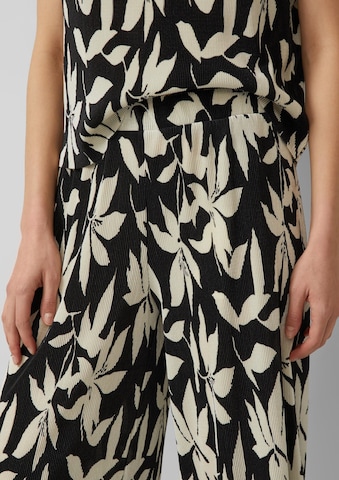 Wide Leg Pantalon s.Oliver en noir