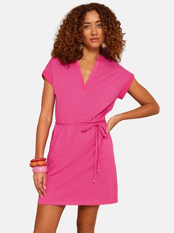 love & roses Dress in Pink: front