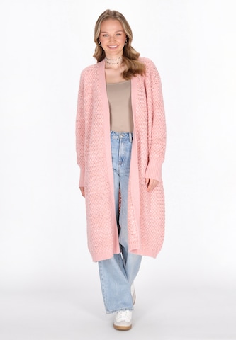 MYMO Knit cardigan in Pink