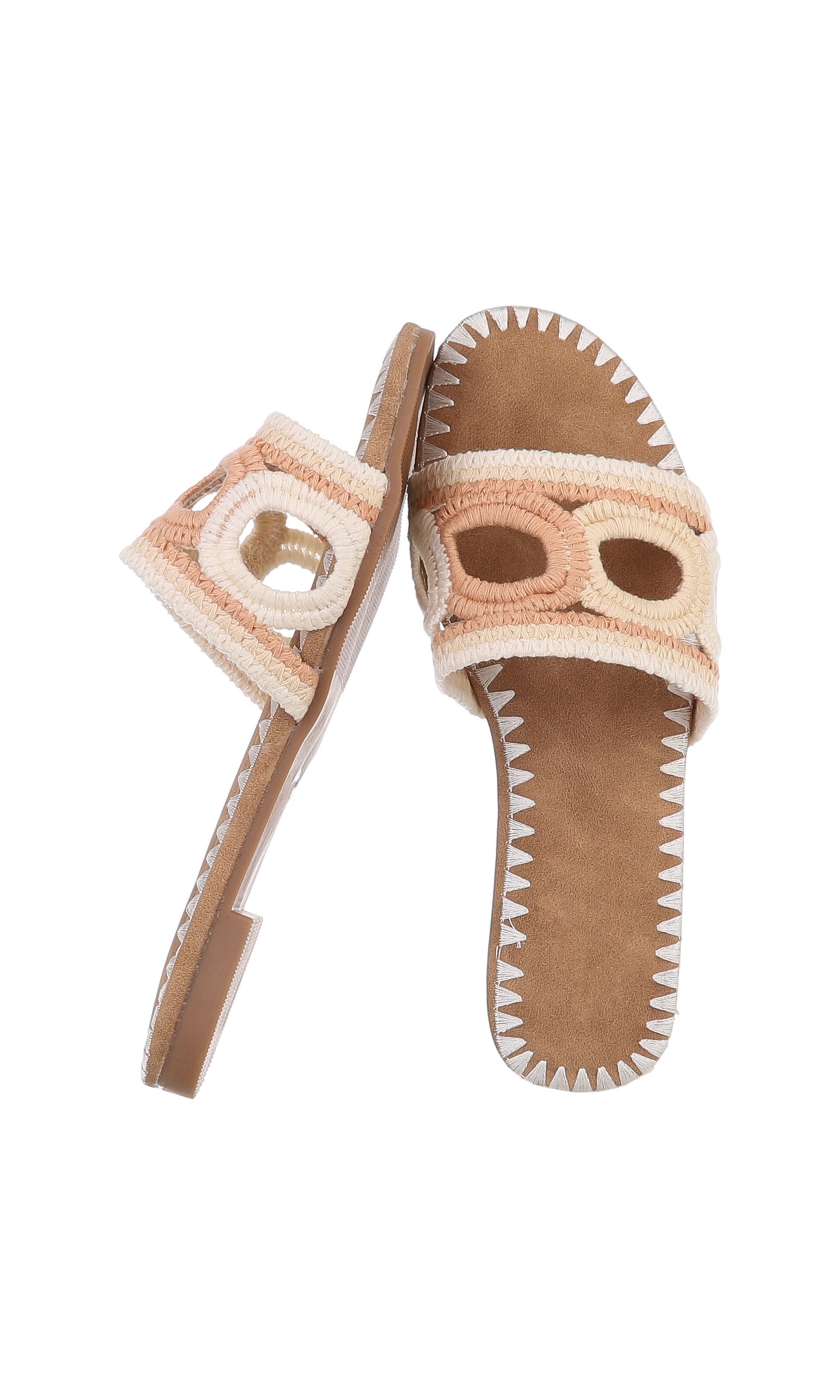 Ital-Design Pantolette in Beige