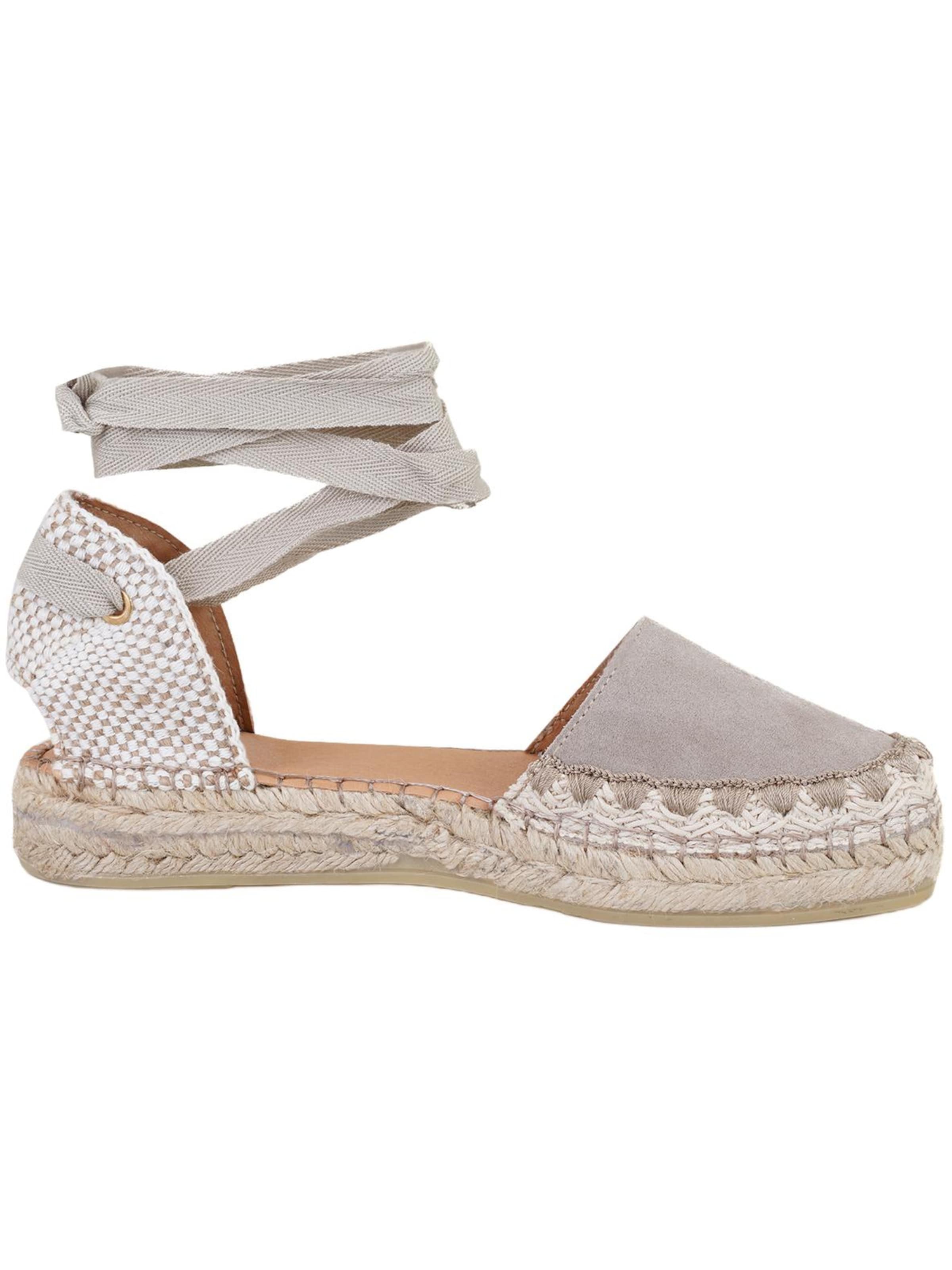 Desa Sandale 'Espadrilles'‌ in Grau