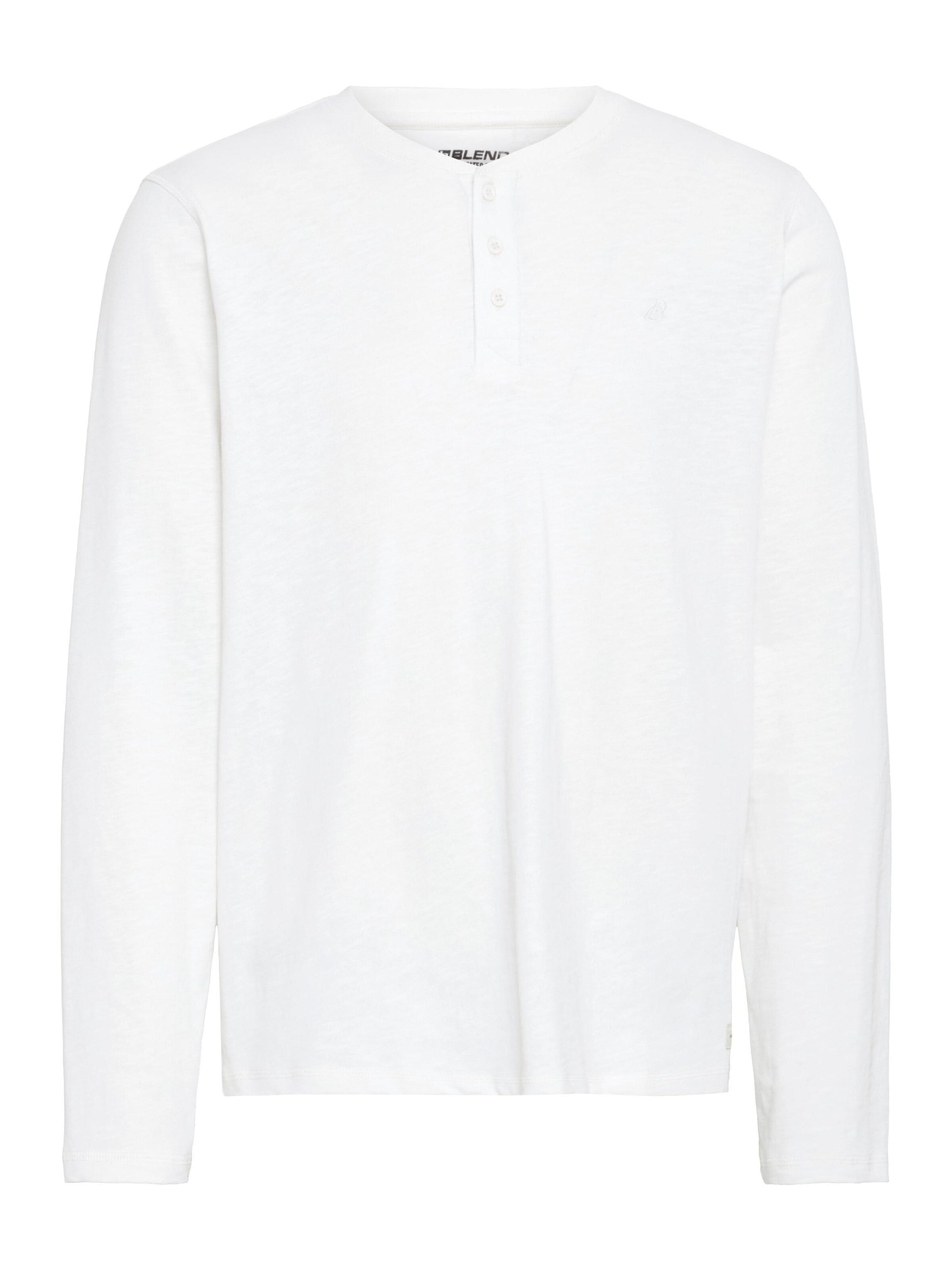BLEND Shirt in Wit: voorkant