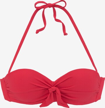 Balconnet Hauts de bikini LASCANA en rouge : devant