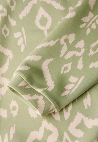 Street One Studio Gemustertes Silk-Look Shirt in Grün