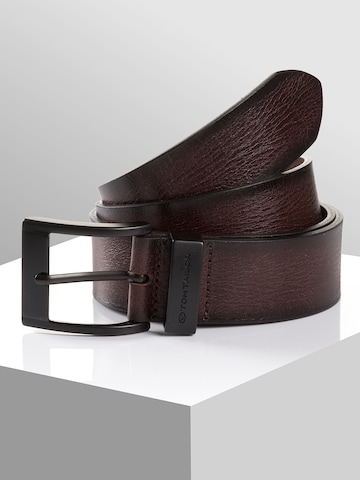 Ceinture ' All Styles ' TOM TAILOR en marron : devant