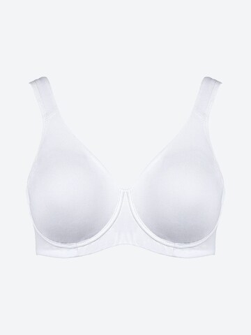 Spiman T-shirt Bra '393' in White: front