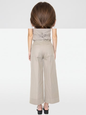 Alessia Santi Baggy Trousers 'W' Pantalone Gres 311SD25012 Beige Pants' in Beige