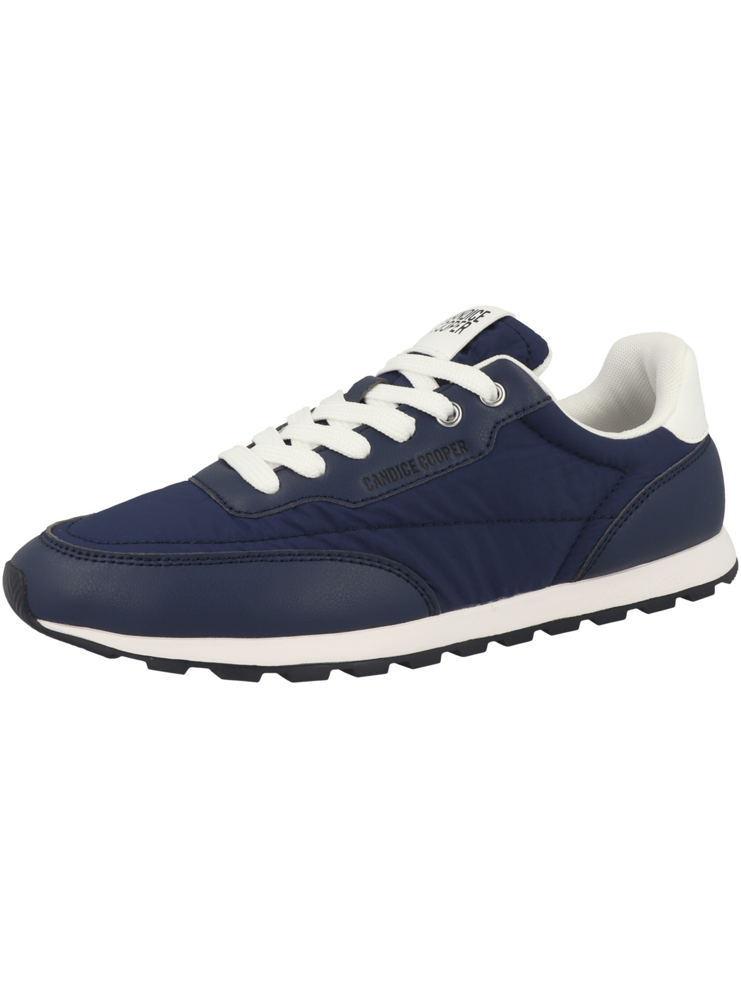 Baskets basses 'Plume' Candice Cooper en bleu : devant