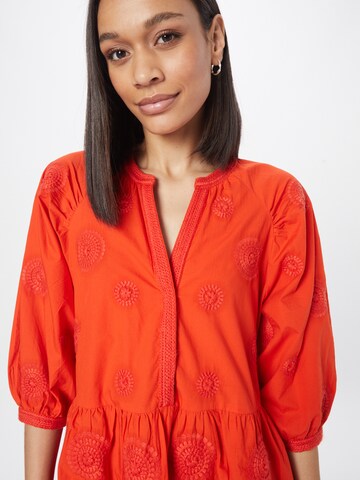 Robe-chemise Flowers for Friends en orange