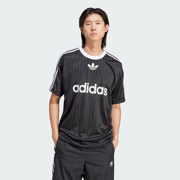 ADIDAS ORIGINALS - Camisa 'Adicolor' em preto: frente