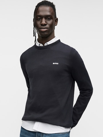 BOSS Пуловер 'Ever-X ' в синьо