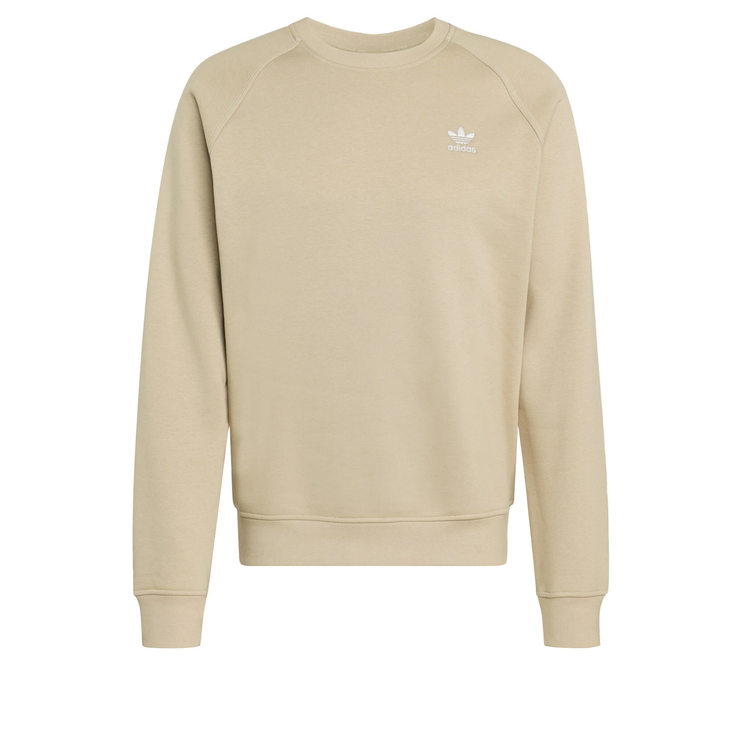 ADIDAS ORIGINALS Μπλούζα φούτερ 'Trefoil Essentials' σε μπεζ: μπροστά