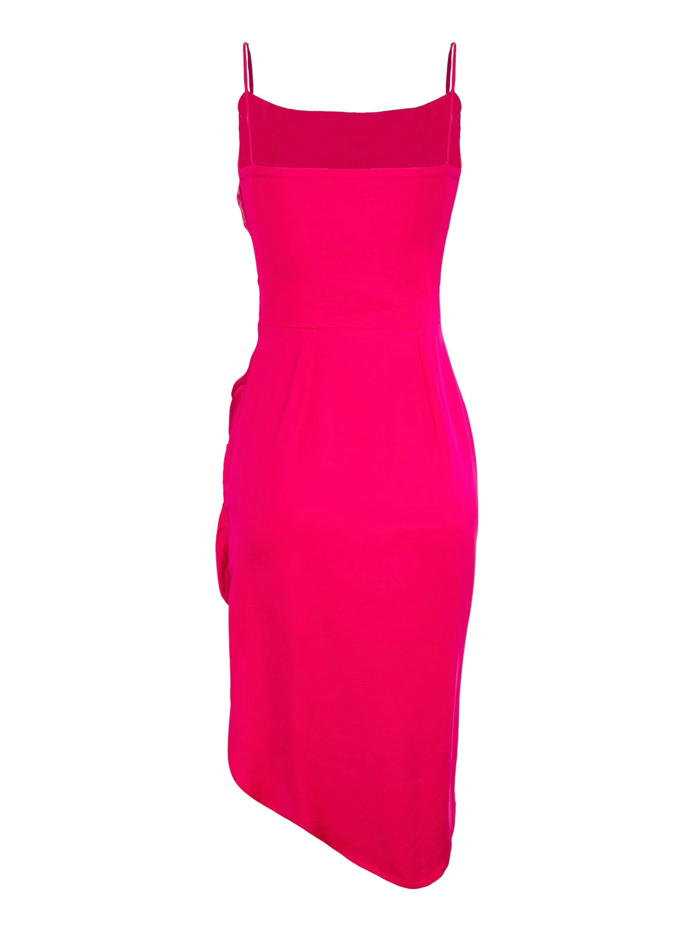 Abito 'Midi Slip Dress With Side Gathering' di AVENUE N°29 in rosa