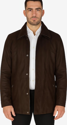 Veste d’hiver 'BUFF FLEX PARKA 2 IN 1' CYCAS D'OR en marron : devant