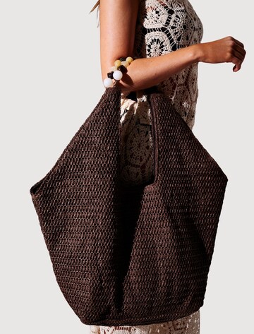 South Beach Strandtaske i brun