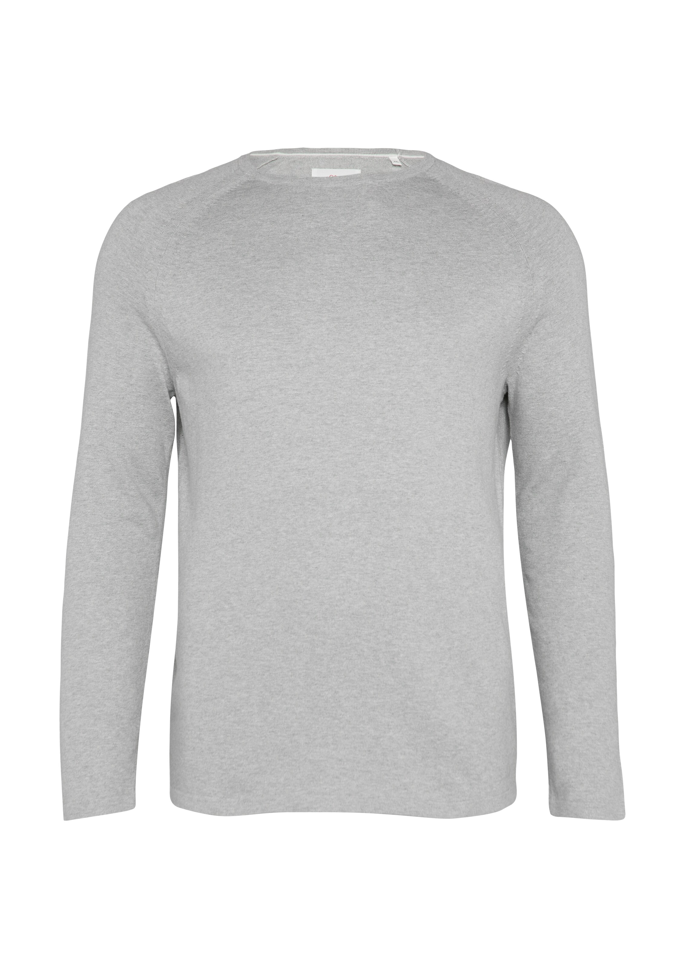 s.Oliver Men Big Sizes Pullover in Grau: Vorderseite
