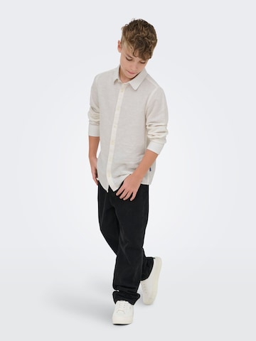 Only & Sons Junior Regular Fit Skjorte 'OSJCaiden' i hvid