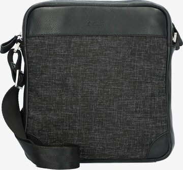 Esquire Crossbody Bag in Black: front