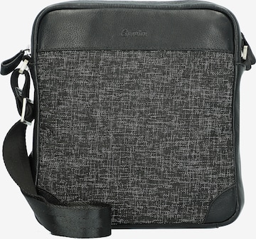 Esquire Crossbody Bag in Black: front