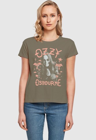 Merchcode Shirt 'Ozzy Osbourne' in Green: front