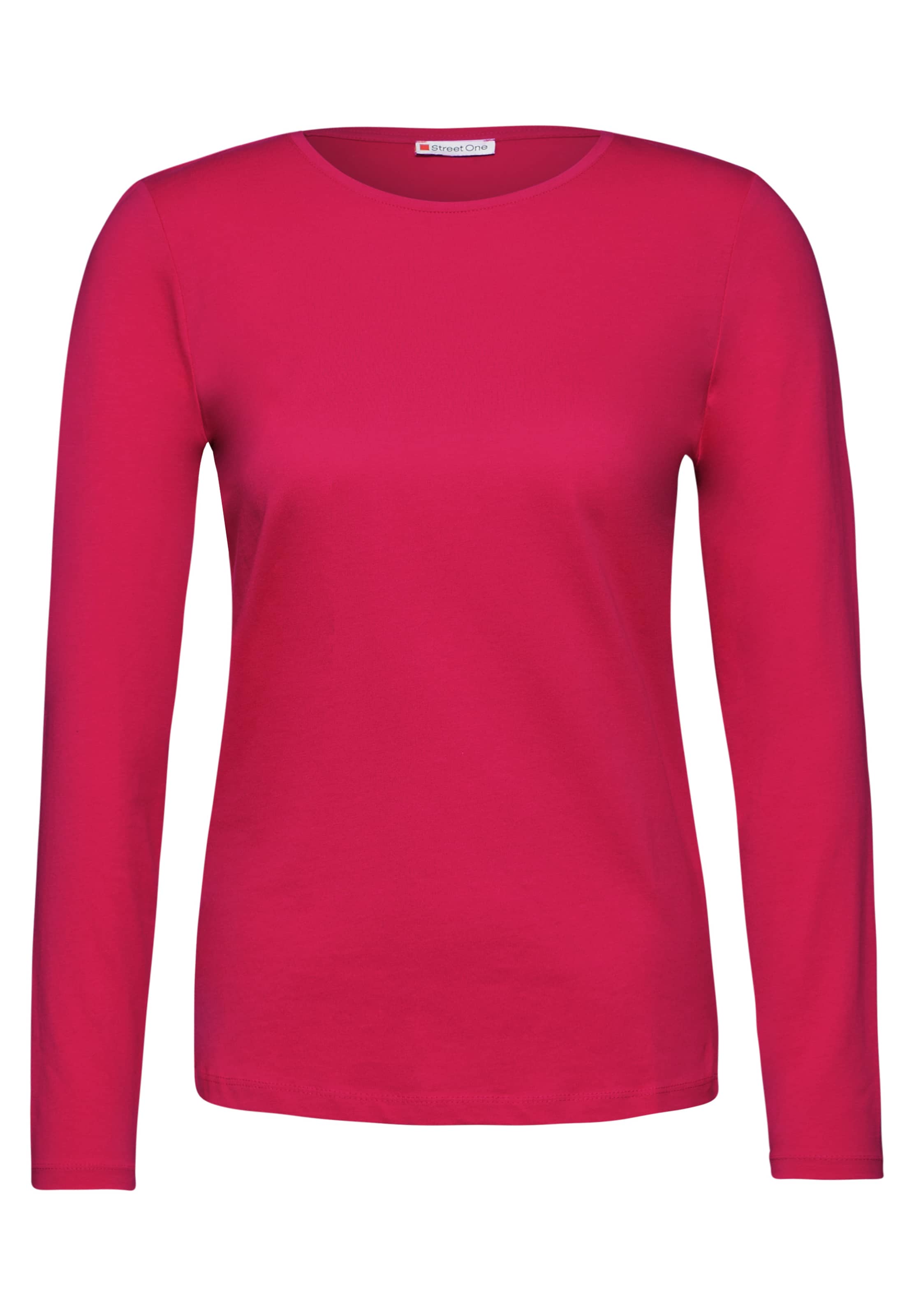 STREET ONE Basic Shirt in Pink: Vorderseite