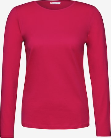 STREET ONE Basic Shirt in Pink: Vorderseite