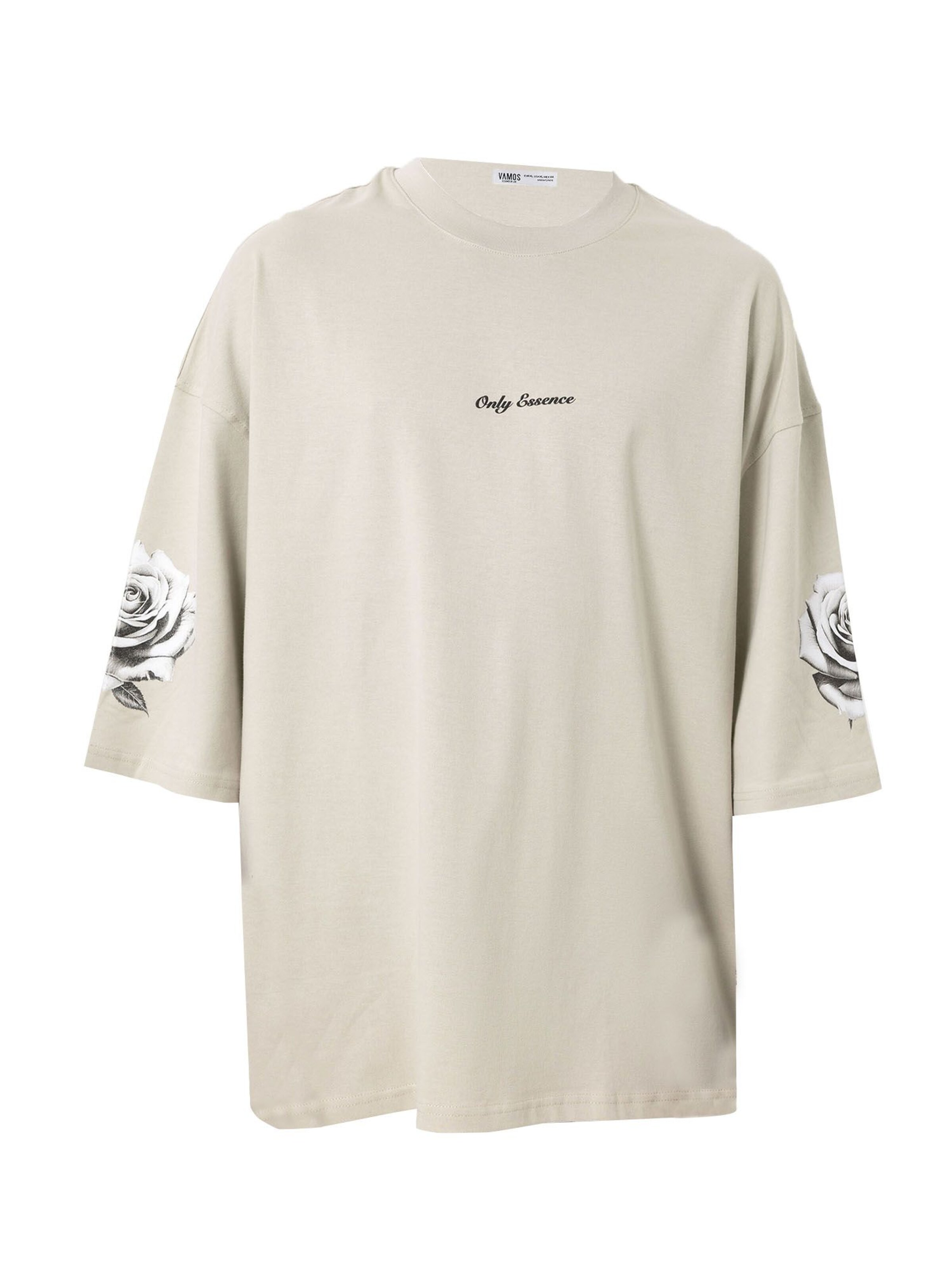 VAMOS CLO Tričko - Béžová: predná strana