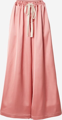 Loosefit Pantalon Kamila Šikl en rose : devant
