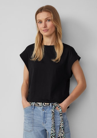 T-shirt s.Oliver en noir : devant