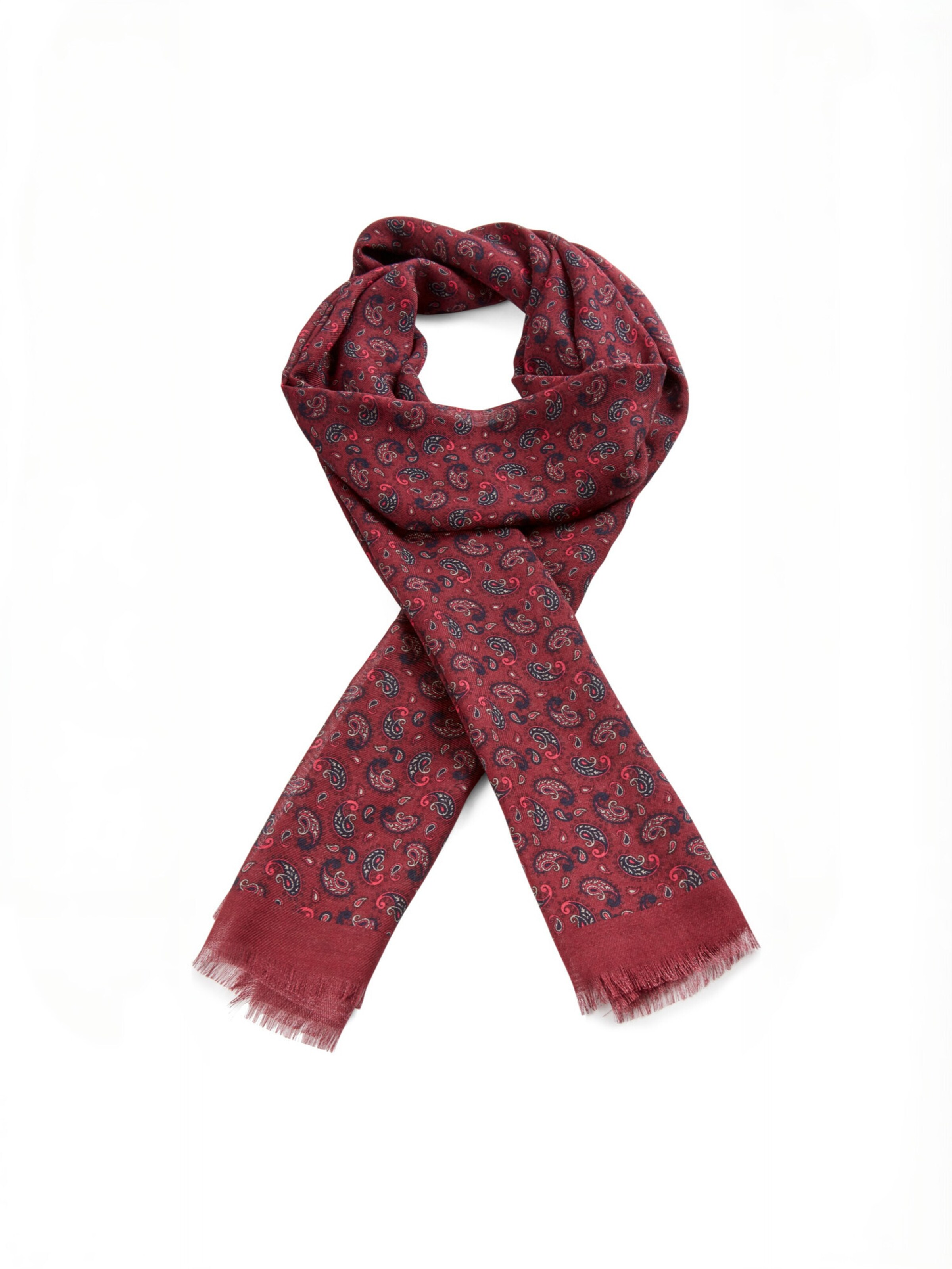 Bohemian Revolt Sjaal ' Braxton ' in Rood: voorkant