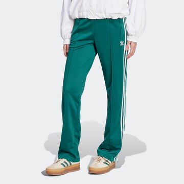 ADIDAS ORIGINALS Regular Trousers 'Adicolor Classics Firebird' in Green: front