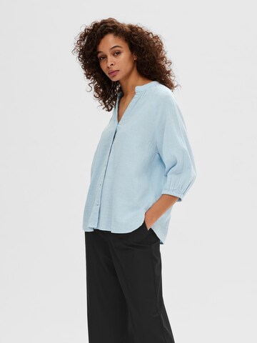 Camicia da donna 'Alberta' di SELECTED FEMME in blu