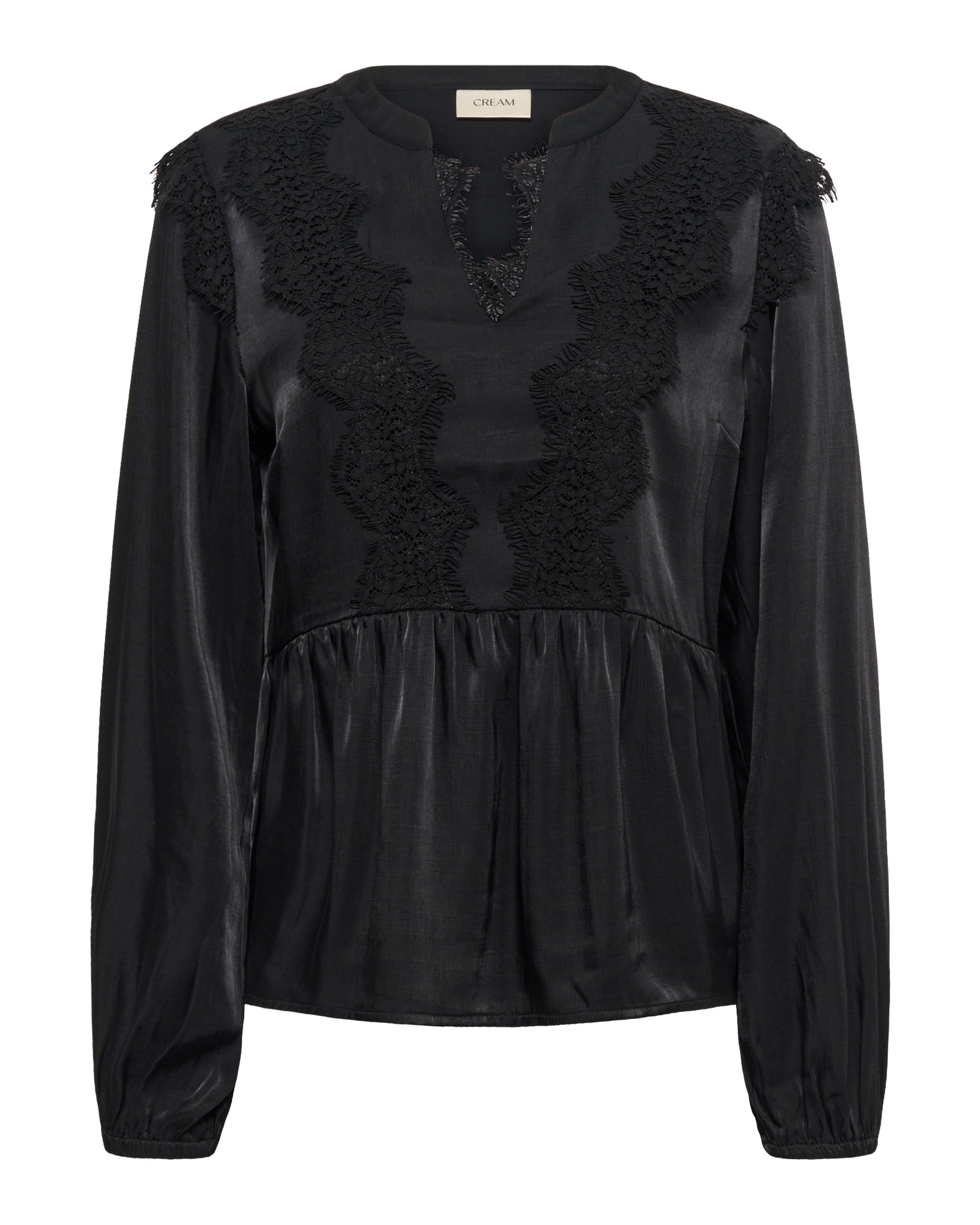 Cream - Blusa em preto: frente