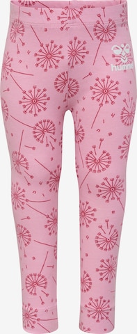 Coupe slim Leggings 'Quinna' Hummel en rose : devant