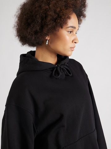 WEEKDAYSweater majica 'Essence' - crna boja